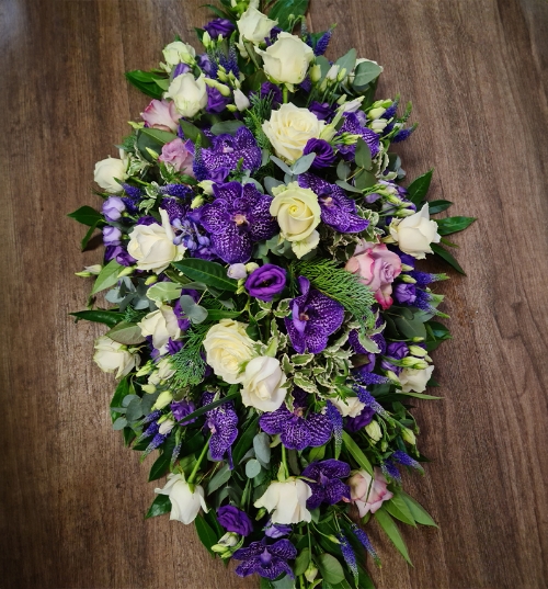 Purple Orchid Serenity Casket