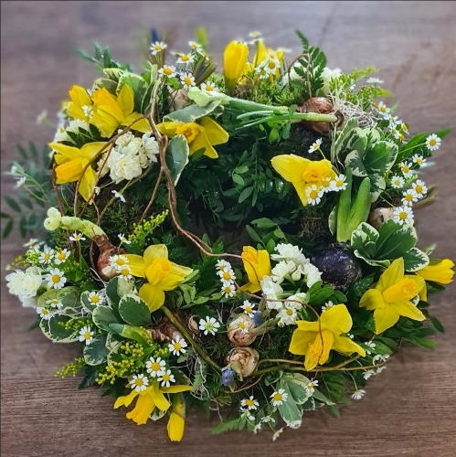 Springtime Serenity Bulb Wreath