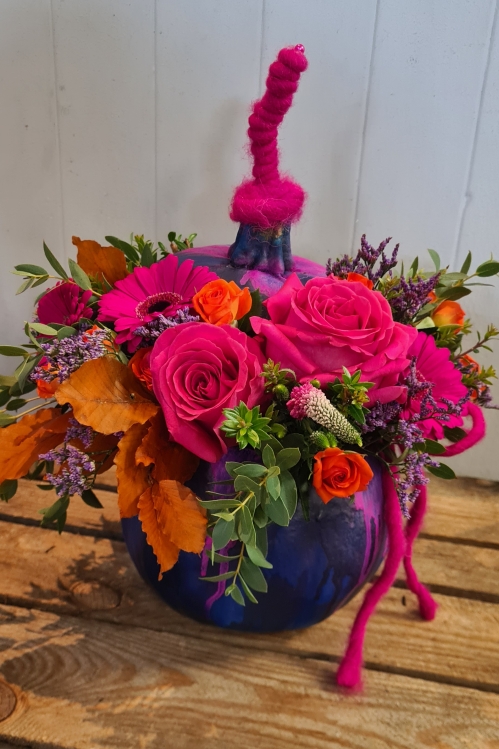 AUTUMN BLOSSOM PUMPKIN ARRANGEMENT