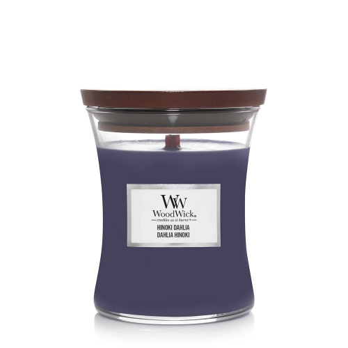 Hinoki Dahlia Woodwick Candle Medium