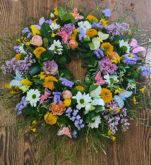 SPRINGTIME SYMPHONY WREATH