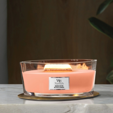 Manuka Nectar Woodwick Candle Ellipse