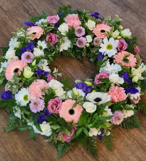 SERENITY IN BLOOM WREATH