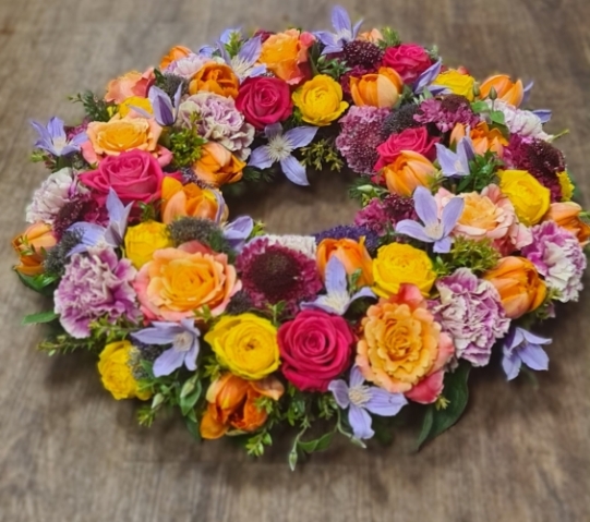 SUNSET SERENADE WREATH