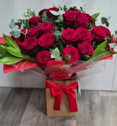 Valentines Day Luxury Red Roses